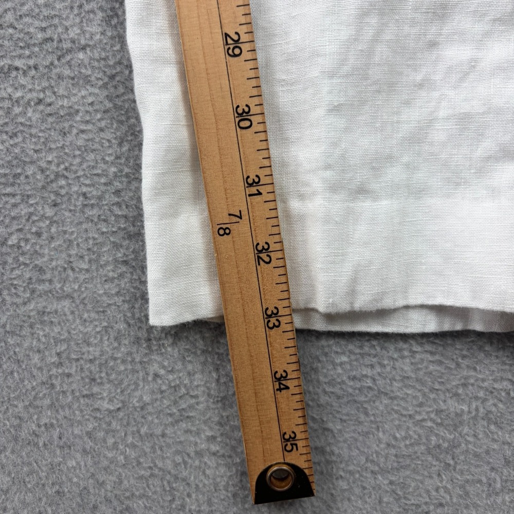 Lauren Ralph Lauren Pants Mens 34x34 White Linen Satin Lined Flat Front Trouser - Picture 9 of 10